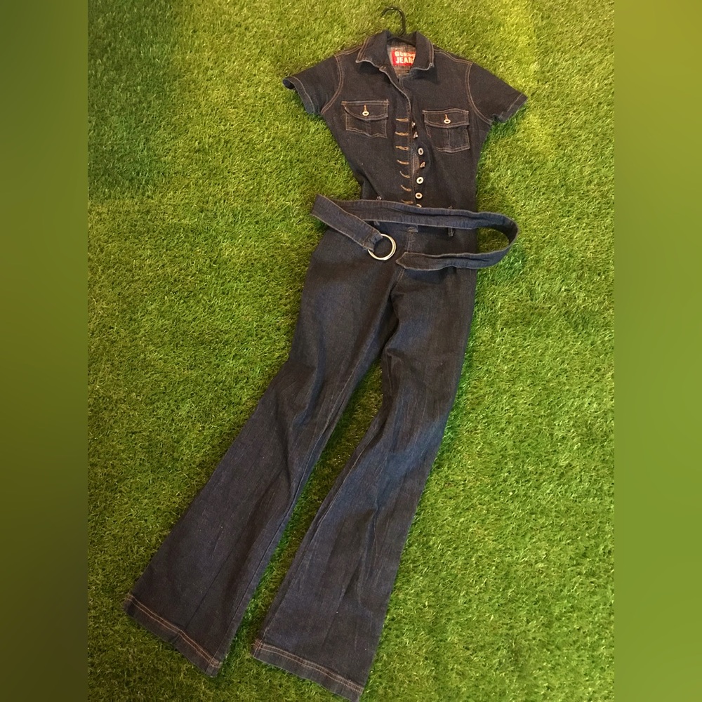 GUESS VINTAGE DENIM JUMPSUIT!!!!
